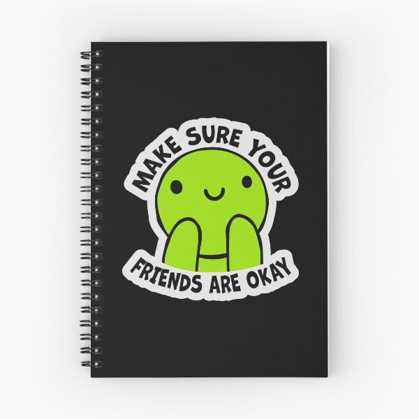 Item preview, Make Sure Your Friends Are Okay Mental Health Logo designed and sold by shirt-o-mat.