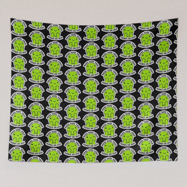 Item preview, Make Sure Your Friends Are Okay Mental Health Logo designed and sold by shirt-o-mat.