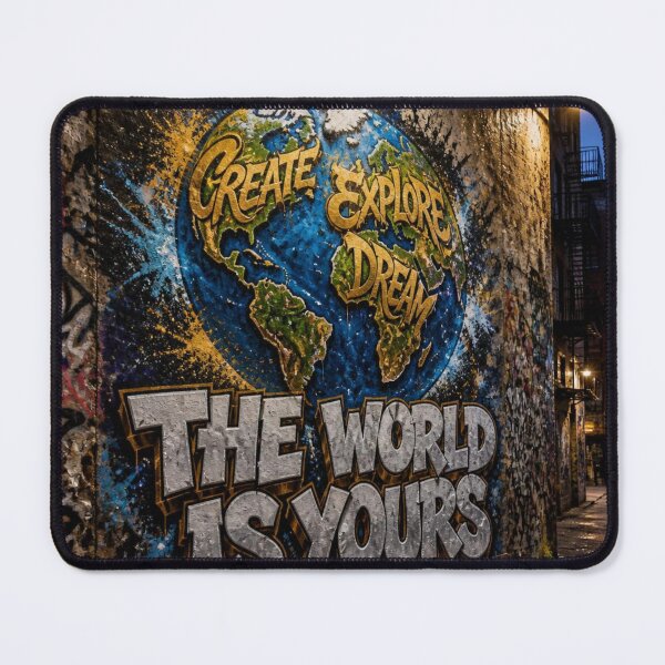 Item preview, The World Is Yours Mural designed and sold by Lespribos .
