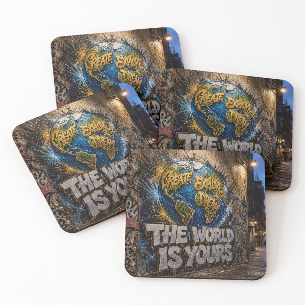Item preview, The World Is Yours Mural designed and sold by Lespribos .