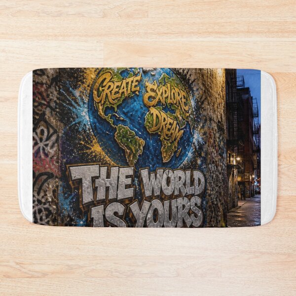 Item preview, The World Is Yours Mural designed and sold by Lespribos .