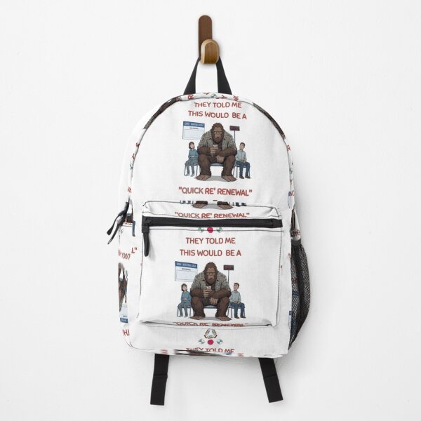 Item preview, Sasquatch Waiting Room: Another Life Sentenced to the DMV designed and sold by Whimsy Trail Co.