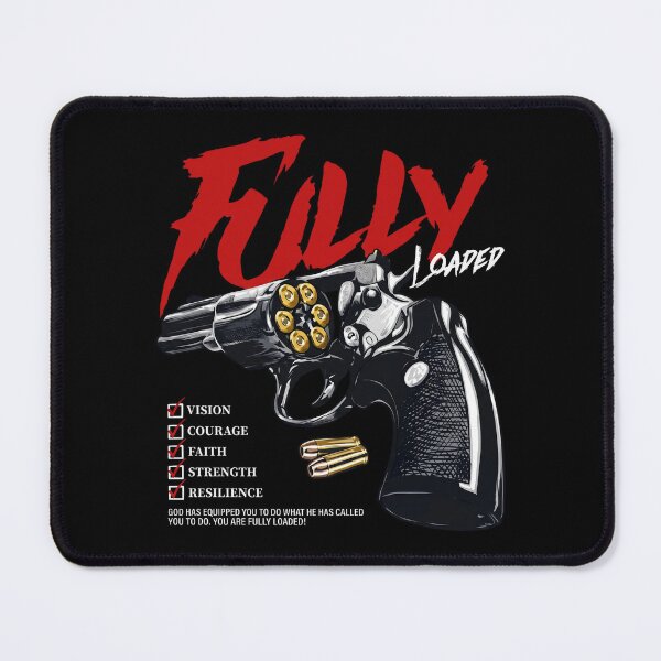 Item preview, Fully Loaded - Vision Courage Faith Strength Resilience - God Has Equipped You To Do What He Has Called You To Do. You Are Fully Loaded! designed and sold by onlytiggokk.