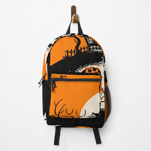 Item preview, Vintage Trick or Treat Kids Haunted House Silhouette designed and sold by ZEtexaxe.