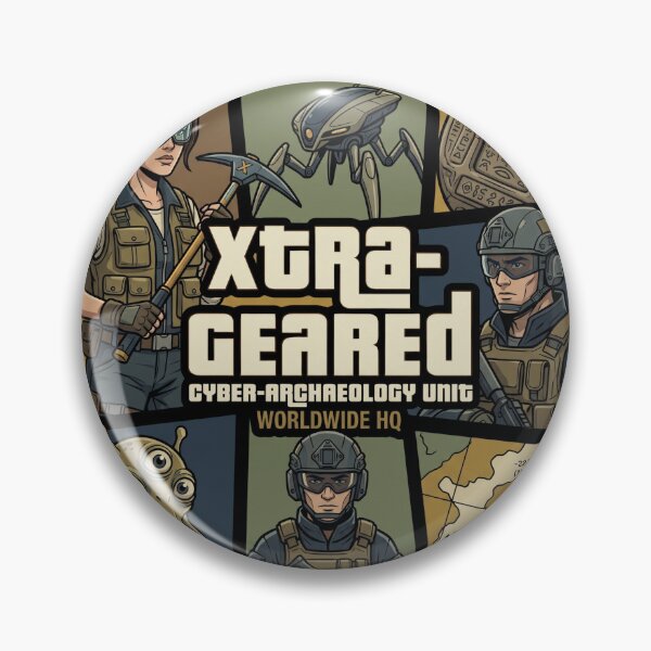 Item preview, Xtra-Geared Cyber Archaeology Unit - Sci-Fi Comic Art designed and sold by rich-moda.