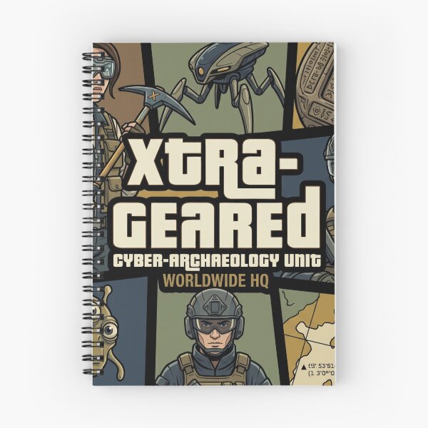Item preview, Xtra-Geared Cyber Archaeology Unit - Sci-Fi Comic Art designed and sold by rich-moda.