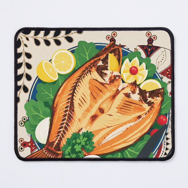 Item preview, Masgouf Iraqi Food Poster designed and sold by SurfolioPrints.