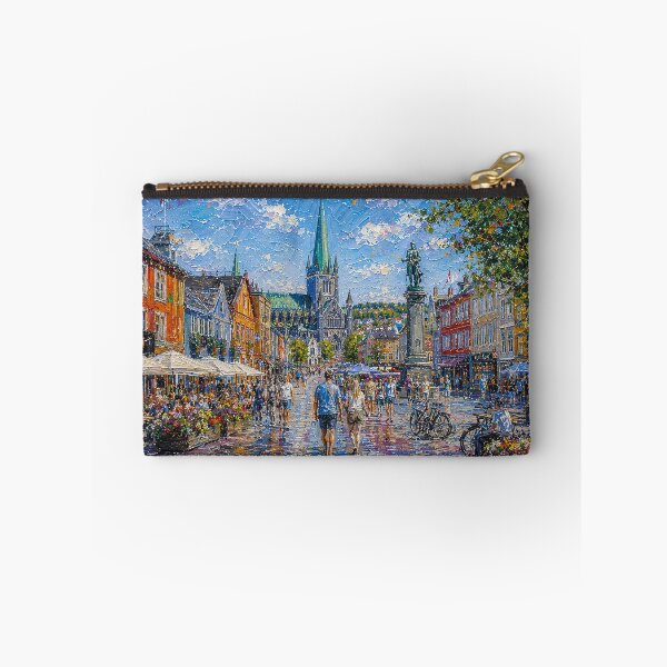 Item preview, Trondheim, Norway – a painting of a summer day in this beautiful Scandinavian city. designed and sold by GalleryKauffeld.