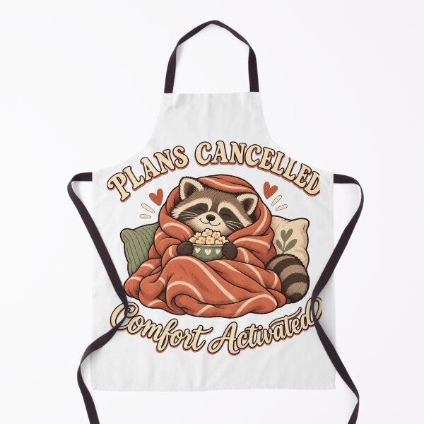 Item preview, Plans Cancelled Cozy Raccoon Humor designed and sold by zero8.design.