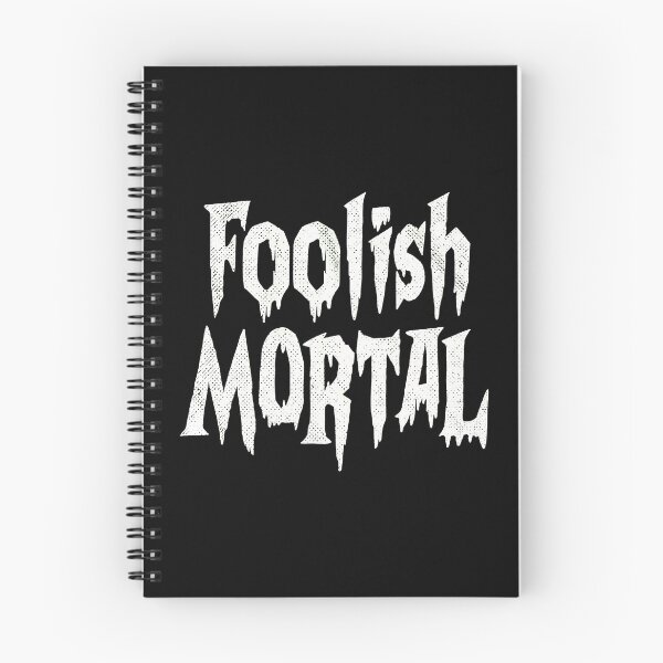 Item preview, Foolish Mortal Spooky Dripping Halloween Text designed and sold by ZEtexaxe.
