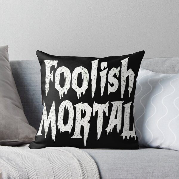 Item preview, Foolish Mortal Spooky Dripping Halloween Text designed and sold by ZEtexaxe.