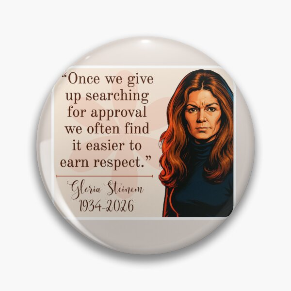 Item preview, Gloria Steinem designed and sold by CustomEvDayShop.