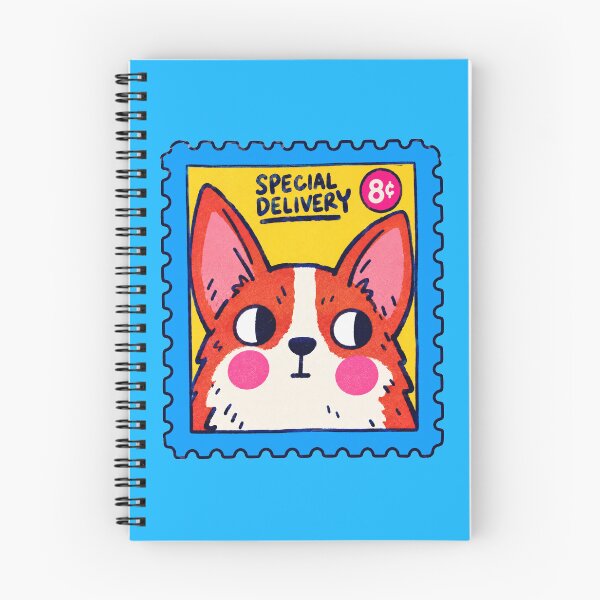 Item preview, Corgi Postage Stamp Special Delivery Art designed and sold by SayMaria.
