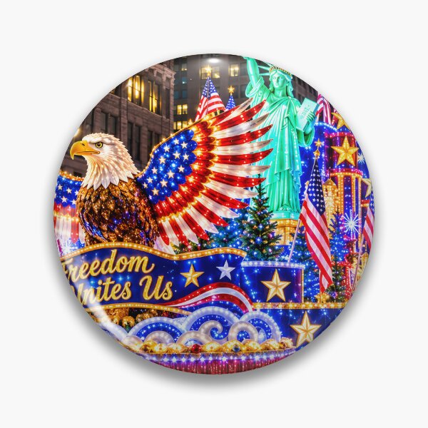 Item preview, Freedom Lights Patriotic Parade designed and sold by MagicCrystal.