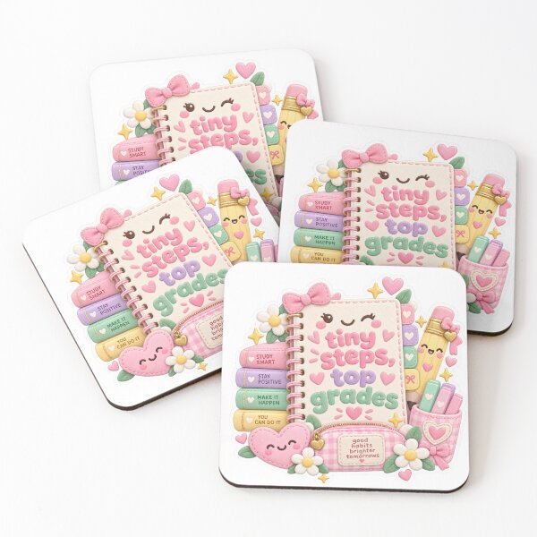 Item preview,  Cute Study Girl Era | Pastel Kawaii School & University Sticker designed and sold by PlayfulMindArt.