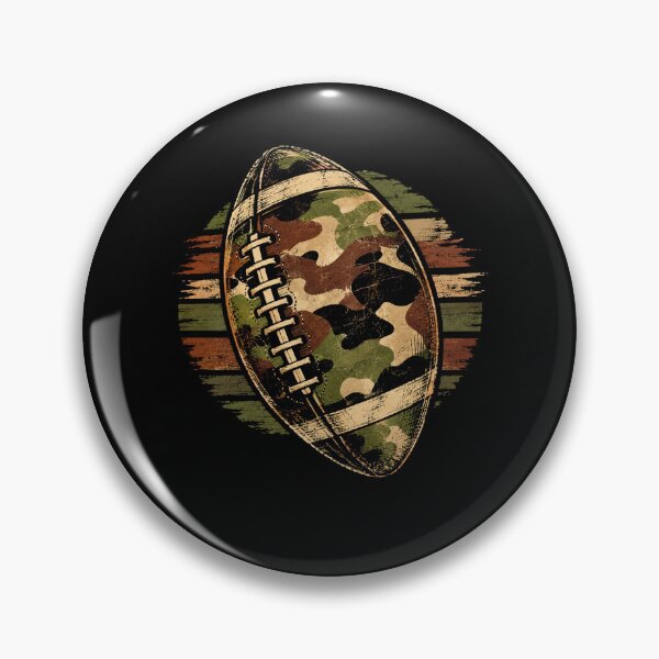 Item preview, Retro Camo Football Vintage Military Style designed and sold by Moizento.