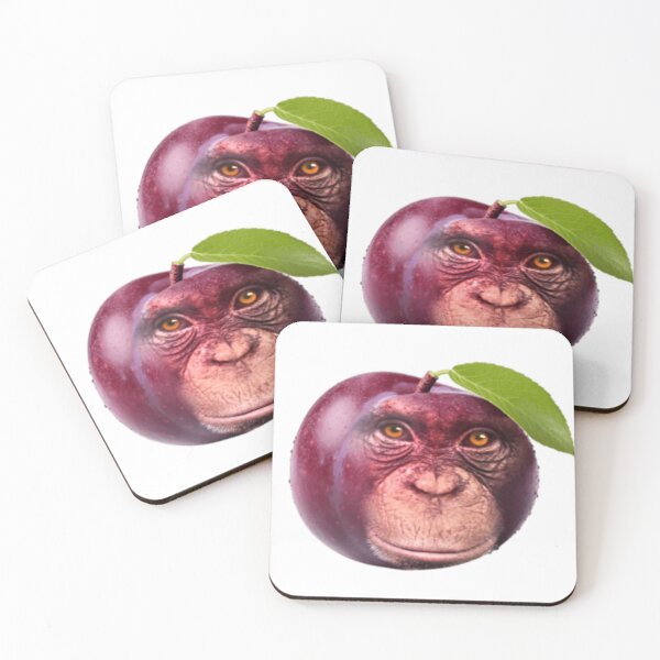 Item preview, Plum Chimp  designed and sold by ProducePrimates.