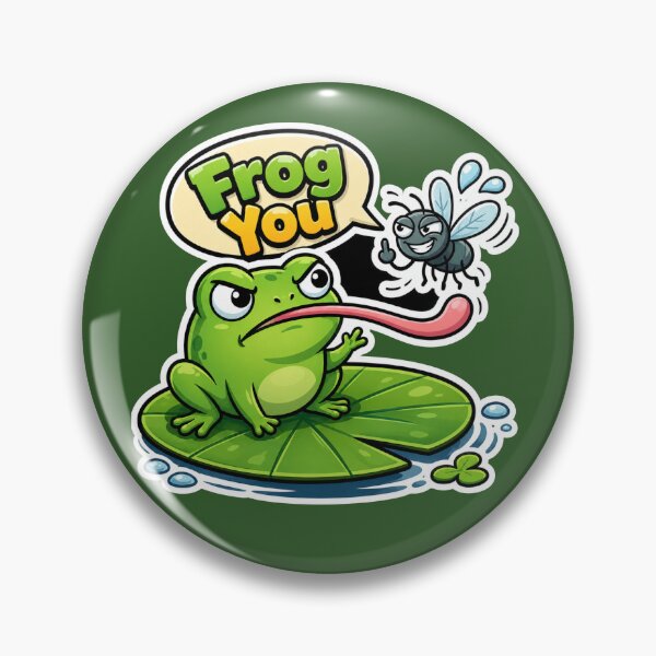Item preview, Frog You Funny Frog Cartoon designed and sold by PixoNest.