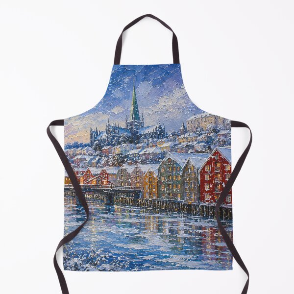 Artikelvorschau, Winter in Trondheim, Norwegen – Eine wunderschöne Stadt in Skandinavien. entworfen und verkauft von GalleryKauffeld.