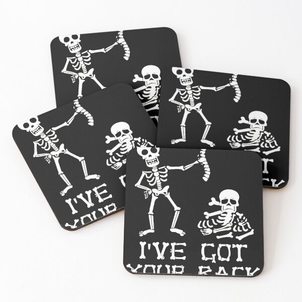 Item preview, Funny I've Got Your Back Skeleton Pun Halloween designed and sold by ZEtexaxe.
