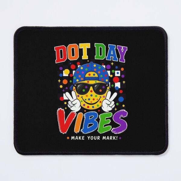 Item preview, Dot Day Vibes Make Your Mark Retro Smiley Face Teacher Student designed and sold by haitrieuic96.