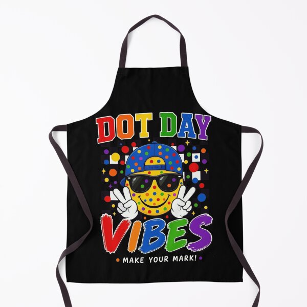 Item preview, Dot Day Vibes Make Your Mark Retro Smiley Face Teacher Student designed and sold by haitrieuic96.