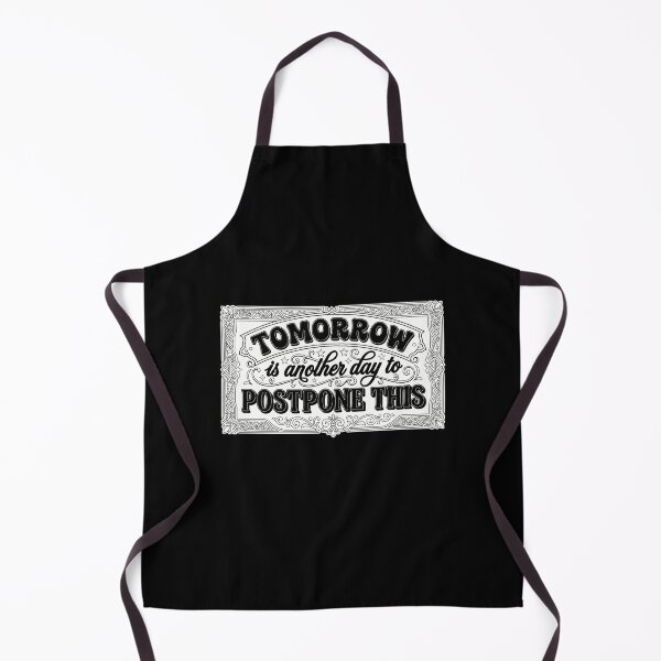 Item preview, Tomorrow Is Another Day To Postpone This - Vintage Procrastination Quote designed and sold by JeanChiale.