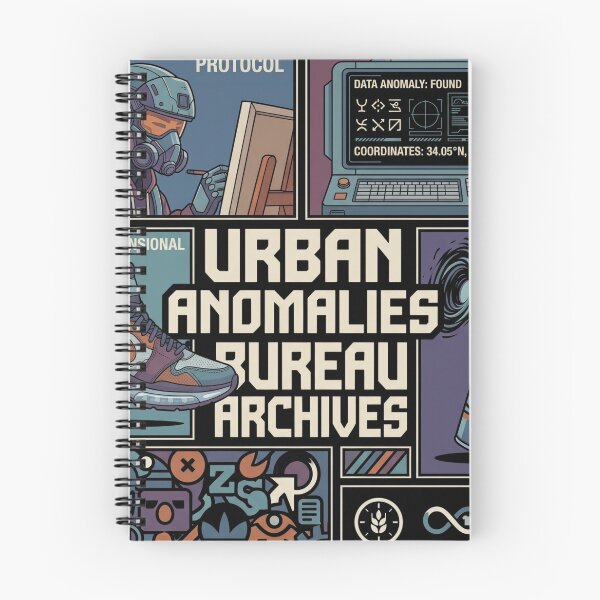 Item preview, Urban Anomalies Bureau Archives - Sci-Fi Streetwear Comic designed and sold by rich-moda.
