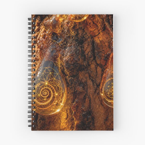 Item preview, Golden Resin Amber Sacred Geometry Drops | Microcosmos designed and sold by monkeybusiness.pt.