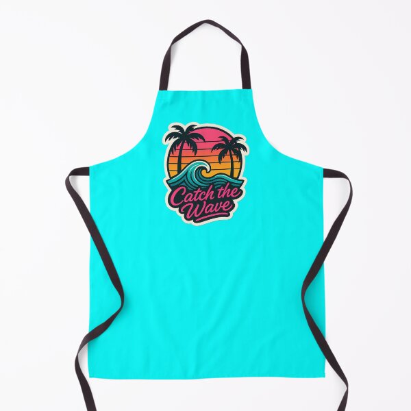 Item preview, Catch The Wave Retro Eighties Surf designed and sold by MarCinu Art.