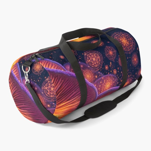 Item preview, Glowing Mushrooms Sacred Geometry Spores | Microcosmos designed and sold by monkeybusiness.pt.