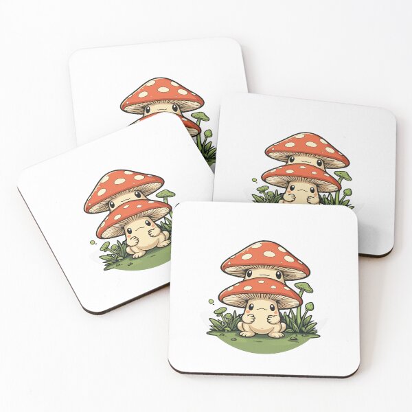 Item preview, Cottagecore Mushroom Character Circular Badge Emblem – Mushroom lover gift designed and sold by michallechowicz.