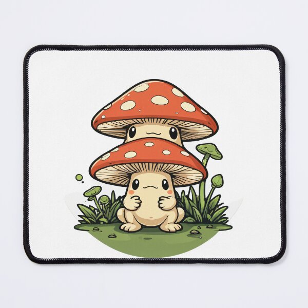 Item preview, Cottagecore Mushroom Character Circular Badge Emblem – Mushroom lover gift designed and sold by michallechowicz.