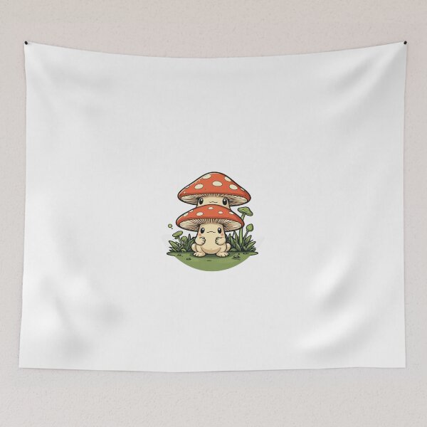 Item preview, Cottagecore Mushroom Character Circular Badge Emblem – Mushroom lover gift designed and sold by michallechowicz.