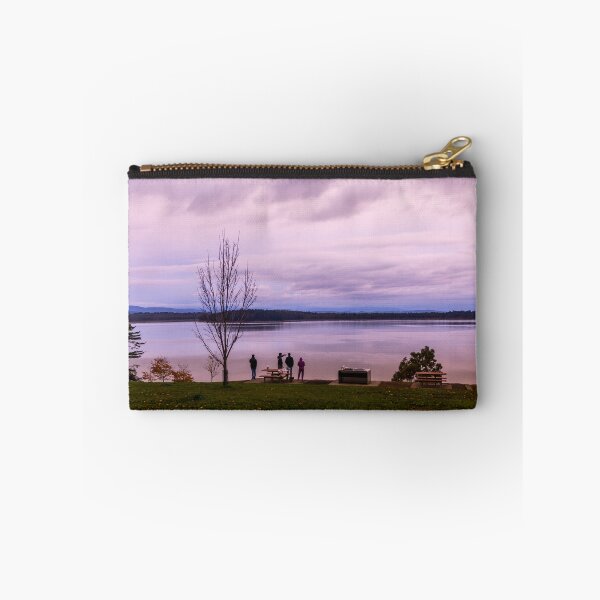 Item preview, Yan Yean Reservoir Purple Sunset Melbourne – Fine Art Photography Print designed and sold by MinzMarchStudio.