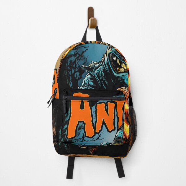 Item preview, Anthrax Creepy Monster Holding Jack O Lantern designed and sold by ZEtexaxe.