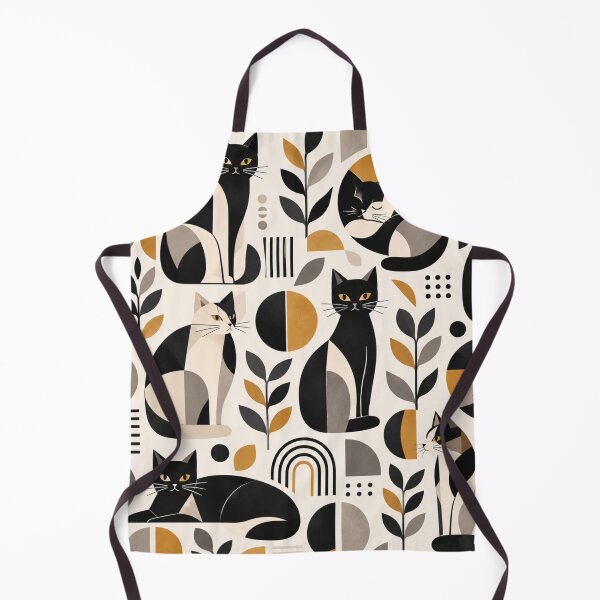 Item preview, Cute Scandinavian Cat Pattern | Nordic Floral Cat Design designed and sold by Aramdesing.