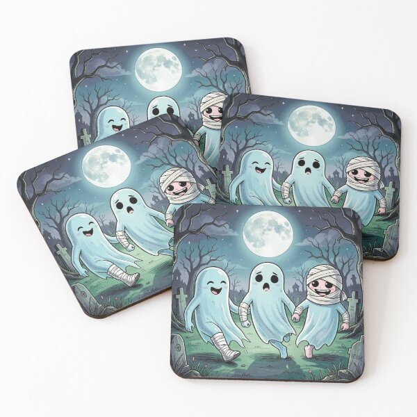 Item preview, Ghosts in the cemetery designed and sold by MagelliShop.
