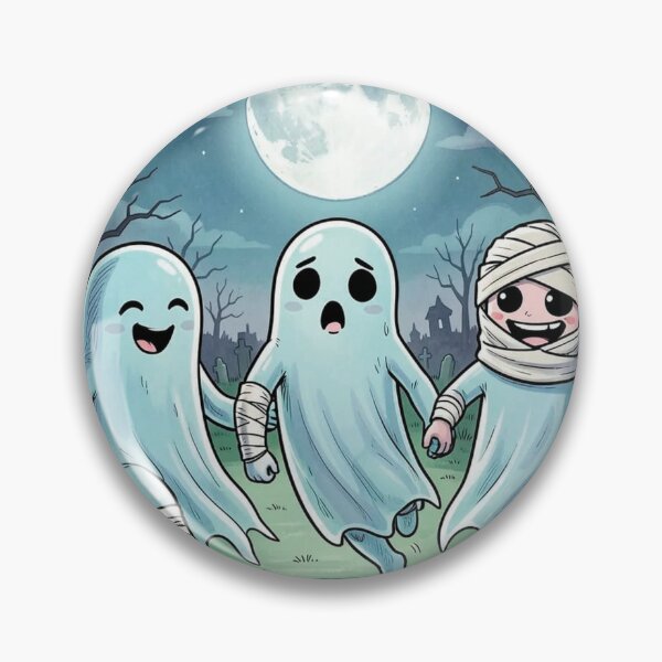 Item preview, Ghosts in the cemetery designed and sold by MagelliShop.