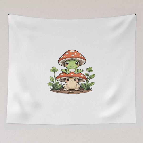 Item preview, Cottagecore Mushroom Character Hand-Drawn Sketch Style – Mushroom lover gift designed and sold by michallechowicz.