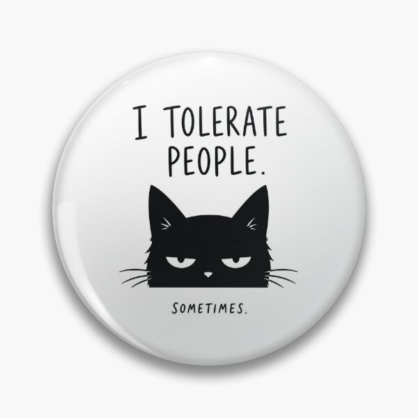 Item preview, Grumpy Cat – I Tolerate People Sometimes designed and sold by filou designs.