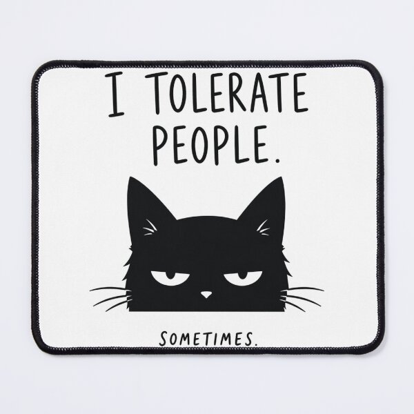 Item preview, Grumpy Cat – I Tolerate People Sometimes designed and sold by filou designs.