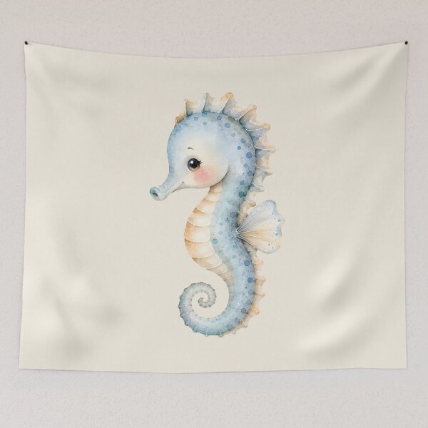 Item preview, Watercolor Seahorse – Ocean Friends Collection designed and sold by SimpleUla.
