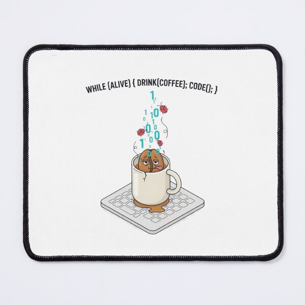Item preview, While Alive Drink Coffee Code Programmer Burnout designed and sold by Barkashow.