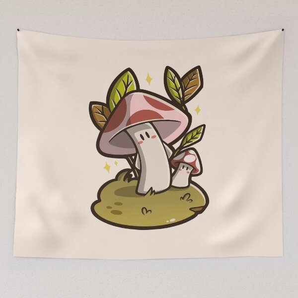 Item preview, Cute Mushroom Toadstool Woodland Illustration designed and sold by xMamako.