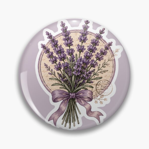 Item preview, Vintage Lavender Bouquet Sticker Retro Floral Botanical Aesthetic Cottagecore Purple Flower Romantic Gift designed and sold by AstraDrip Studio.