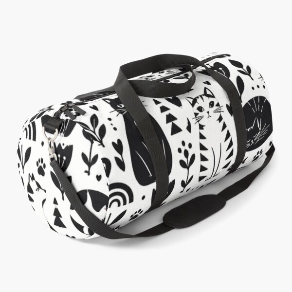 Item preview, Cute Scandinavian Cat Pattern | Nordic Floral Cat Design designed and sold by Aramdesing.