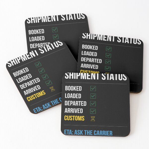 Item preview, Funny Shipment Status Customs Broker Slogan designed and sold by incognipress.