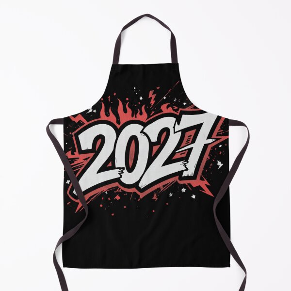 Item preview, Bold 2027 Number Typography designed and sold by ChicTrendz.