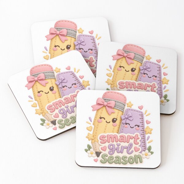 Item preview,  Cute Study Girl Era | Pastel Kawaii School & University Sticker designed and sold by PlayfulMindArt.
